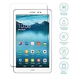 Yakamoz Huawei MediaPad T1 8.0 inch Tablet Tempered Glass Screen Protector - 0.3 mm Ultra Thin HD Clear Glass Screen Protector for Huawei MediaPad T1 8.0 inch Tablet [Retail Package and Free Stylus Pen]