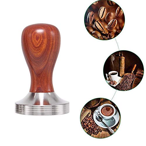 AoYan Premium Espresso Tamper - Edelstahl-Gewindeboden, Hochleistungs-Kaffeebohnenpresse Barista Tools, Barista-Set für… – Bild 3