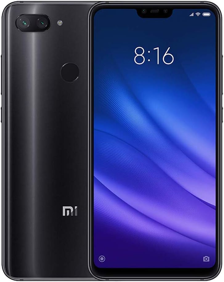 Xiaomi Mi 8 Lite Smartphones 6.26" Full Screen Display, 6GB RAM + 128GB ROM, Dual SIM Cards, 24MP Selfie Camera & 12MP + 5MP AI Dual Rear Camera (Black)