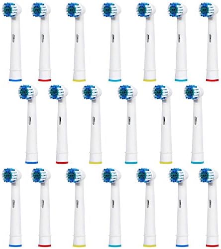 Accfun Oral B Braun Compatible Toothbrush Replacement Heads, SB-17A [20 Pack]