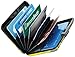 Scansafe Fashionable Aluminum Wallets Identity Theft Blocker - Designer Collection (Blue)