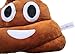 LeBeila Prime Poop Emoji Pillow 32 cm Big Laughing Poo Face Emotion Cushion Open Eyes Stuffed Plush Soft Throw Pillow Toy (1, Brown)