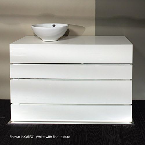 Lacava Free-standing wooden vanity base with 4 drawers, metal trims between drawers, and metal base in polished stainless ste