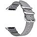 Gear S2 Bands , VIGOSS S2 Nylon Band with Adapters Soft NATO Premium Woven Nylon Lightweight Replacement Sport Strap Bracelet for Samsung Gear S2 SM-R720 / R730 Smartwatch (Grey)