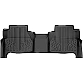 SMARTLINER Custom Fit Floor Mats 2nd Row Liner Compatible with 2022-2025 Nissan Frontier