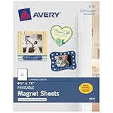 Avery Magnet Sheets, 8.5 x 11 Inches, White (03270)