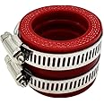 Rxmgf 35 40 45mm Carburetor Intake Pipe Manifold Adapter Boot Joint For Dirt Pit Bike Motorcycle(35mm/Red)