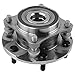 TRQ Front Wheel Bearing & Hub Assembly 4WD with ABS Sensor Compatible with 2010-2023 Lexus GX460 2003-2009 GX470 2003-2023 Toyota 4Runner 2007-2014 FJ Cruiser 2005-2023 Tacoma