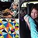 The Noggle - Making The Backseat Cool Again -Quick & Easy to Use Car Travel Accessories for a Comfy Ride Summer or Winter-Air Vent Extender Hose Directs Cool or Warm Air to Your Kids-8ft, Kaleidoscope
