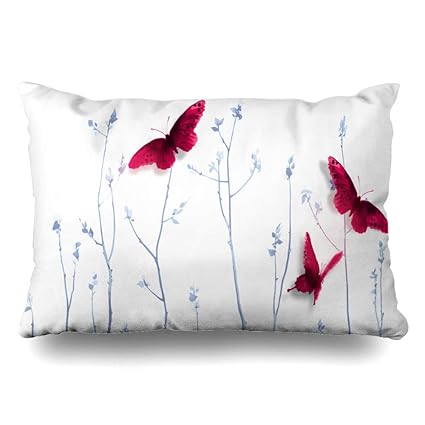 Amazon Com Diycow Throw Pillows Covers Go Three Big Red