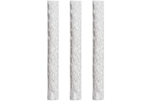 Firefly Fuels Tiki Torch Wick 3/8" – 3-Pack of 12 Fiberglass Replacement Wicks for Tiki Torches, Wine Bottle Lamps, Oil Lanterns, Citronella Candles, and Indoor/Outdoor Use