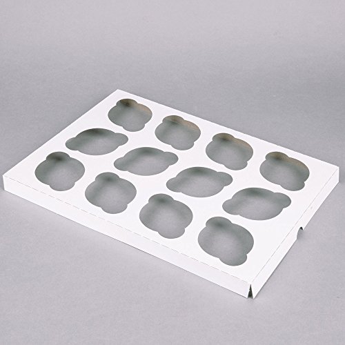 Pack of 20 WHITE 14x10x4 Bakery/Cake Box and Inserts w/ Signature Picks
