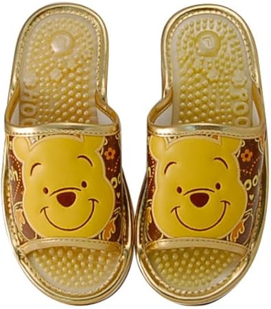 Amazon 健康スリッパ ルームシューズ L イエロー ポップスター くまのプーさん ディズニー おもちゃ おもちゃ