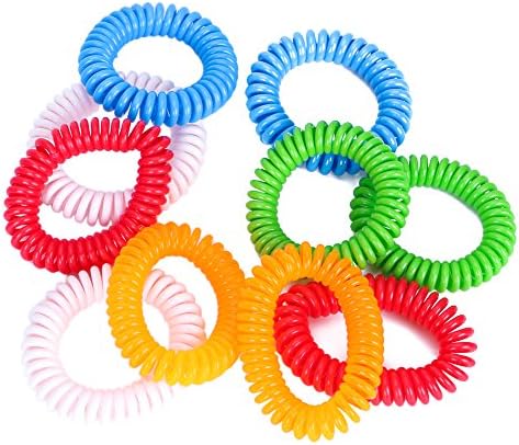 ACRATO Mosquito Repellent Bracelet, 10 Pieces Non toxic, No Deet, NO Spray, Safe Wristband for Babies, Kids, Adult