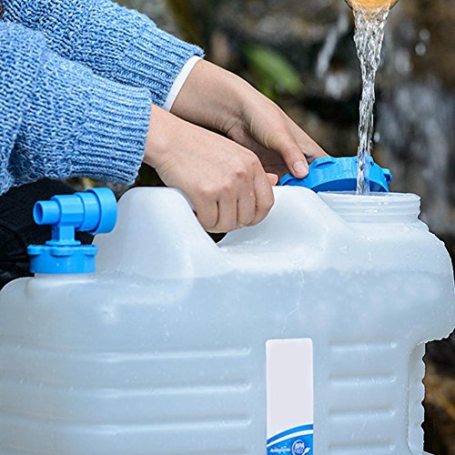 15L Car Water Container Portable Bucket Water Tank Outdoor Camping Home Drinking Storage Bucket with Tap - Thumbnail 3