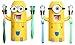 ChezMax Automatic Toothpaste Dispenser + 2 Toothbrush Holder Set Wall Mount Stand for Lover (One Eye)