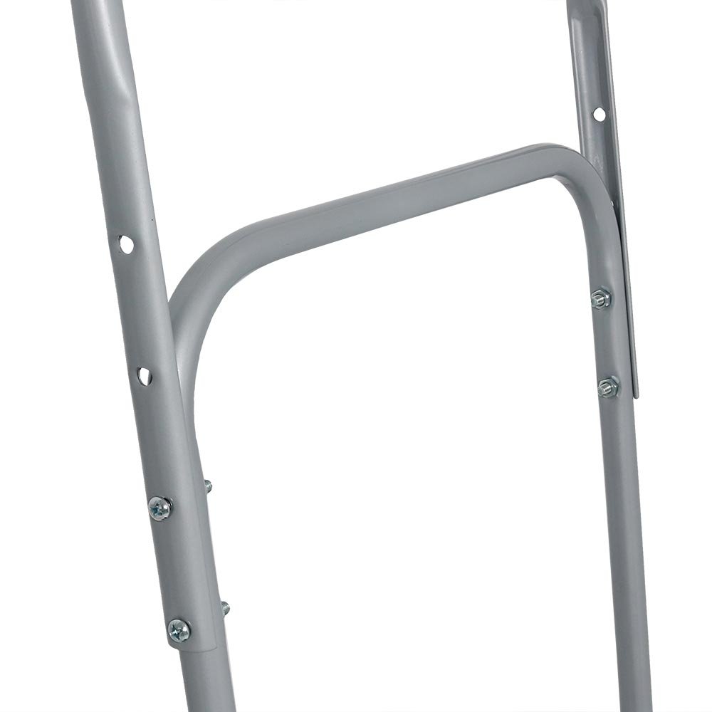 CASL Brands Heavy-Duty Rolling Snow Shovel Pusher with 6-Inch Wheels and Adjustable Handle, 26-Inch Blade