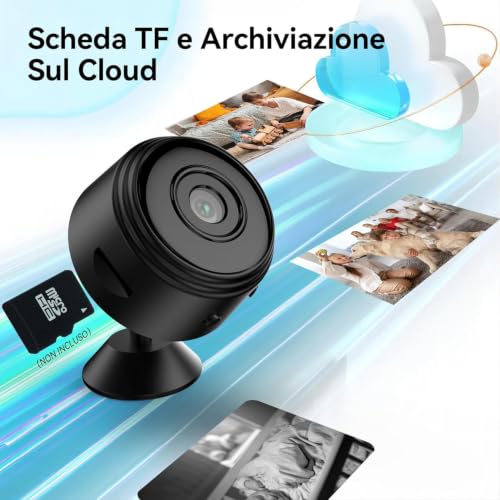 Générique WiFi Camera 1080P HD Wireless Indoor/Outdoor Surveillance Camera Portable Surveillance Camera with IR Night Vision, Motion Detection