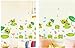 Lovely Animal Pond Wall Sticker Jumping Frogs with Dragonflies and Lotus Nursery Wall Decal