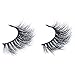 Arison Lashes 3D Mink Lashes False Fake Eyelashes Wispy Strips Silk Reusable Handmade Real Long Fur Soft Dramatic Natural Look 1 Pair Package for Women Makeup(3D661)