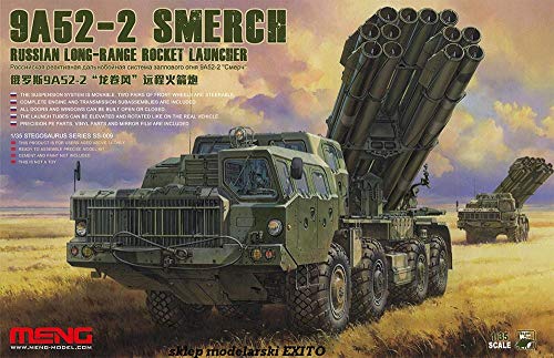 Meng SS-009 Russian Long Range Rocket Launcher 9A52-2 Smerch 1/35 Scale Model Kit