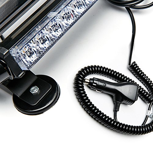 VSEK 26.5" Amber/Yellow 54 LED Traffic Advisor Double Side Emergency Warning Flash Strobe Light with Magnetic Base