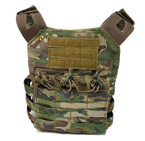 P3 Kids Adjustable Lightweight Combat Tactical Assault Molle Military Vest for Airsoft Paintball for Children - Thumbnail 6