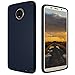 Moto Z3 Play Case, Dretal Shock-Absorption Armor Magnetic Anti-Slip Texture Protective Case Cover for Motorola Moto Z3 Play (Navy)