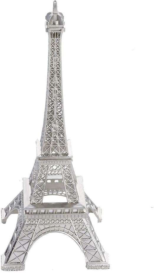 Amazon Com Balsacircle 10 Inch Silver Metal Eiffel Tower