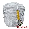 World-Pride-12×300-Twisted-Nylon-Anchor-RopeLine-with-Thimble-Boat-Rode