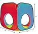 iTreasureLLC Play Tent Ball Pit for Toddler - Baby Tunnel Set for Indoor Outdoor - Pop Up Balls Pits Plays for Kids Children Boys Girls Bounce Playhouse Tents (3 Pc)