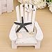 Buytra Miniature Fairy Garden Sea Beach Style Chair Ornament Outdoor Decor Home Article Wedding Cake Topper Decoration