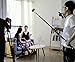 Koolertron Carbon Fiber Lightweight Boom Pole Portable Handheld Microphone Boom Pole with Easy Twist Locks and Padded Handle for Professional Shotgun Microphones