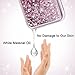 Maxdara Case for iPhone X/iPhone XS Glitter Case Liquid Flowing Luxury Bling Sparkle Glitter Shockproof Girls Women Case X/XS 5.8 inches (Rosegold)