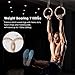 femor Gym Rings, Wood Gymnastic Rings 1100lbs with 15ft Adjustable Straps, Heavy Duty Gym Equipment for Cross-Training Workout, Strength Training, Gymnastics, Fitness, Pull Ups and Dips (Set of 2)