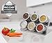 Stainless Steel Magnetic Containers Multipurpose Spice Tin Rack Perfect Kitchen Storage 6 Piece Set
