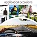 Dollger Polarized Sunglasses for Men Women Brand Designer Retro Classic Trendy 80s Black Sunglasses for Driving, 52