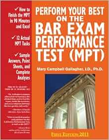 Perform Your Best On The Bar Exam Performance Test Mpt