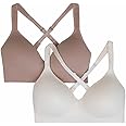Carole Hochman Seamless Comfort Bra Wire Free Molded Cups Comfort Straps (2 Pack)