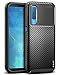 J&D Case Compatible for Galaxy A7 2018 Case, Carbon Fiber Pattern Drop Protection Shock Resistant Protective TPU Slim and Anti-Scratch Case for Samsung Galaxy A7 (Release in 2018) Bumper Case