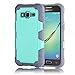 Galaxy Core Prime Case, EC Galaxy Prevail LTE Case, Dual Layer Rugged Soft TPU Bumper Hard PC Shell Shockproof Case Cover for Samsung Galaxy Core Prime/Prevail LTE G360 (Mint/Grey)