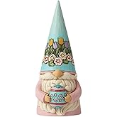 Enesco Jim Shore Heartwood Creek Gnome Holding Easter Egg Figurine, 7.48 Inch, Multicolor
