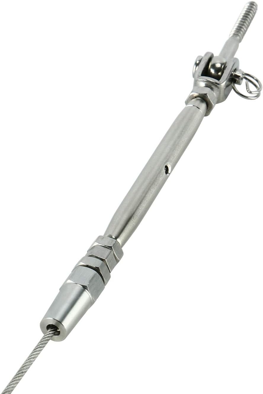 1/8 Cable Railing Kit.Tensioner Quick Installation Stainless Steel 316