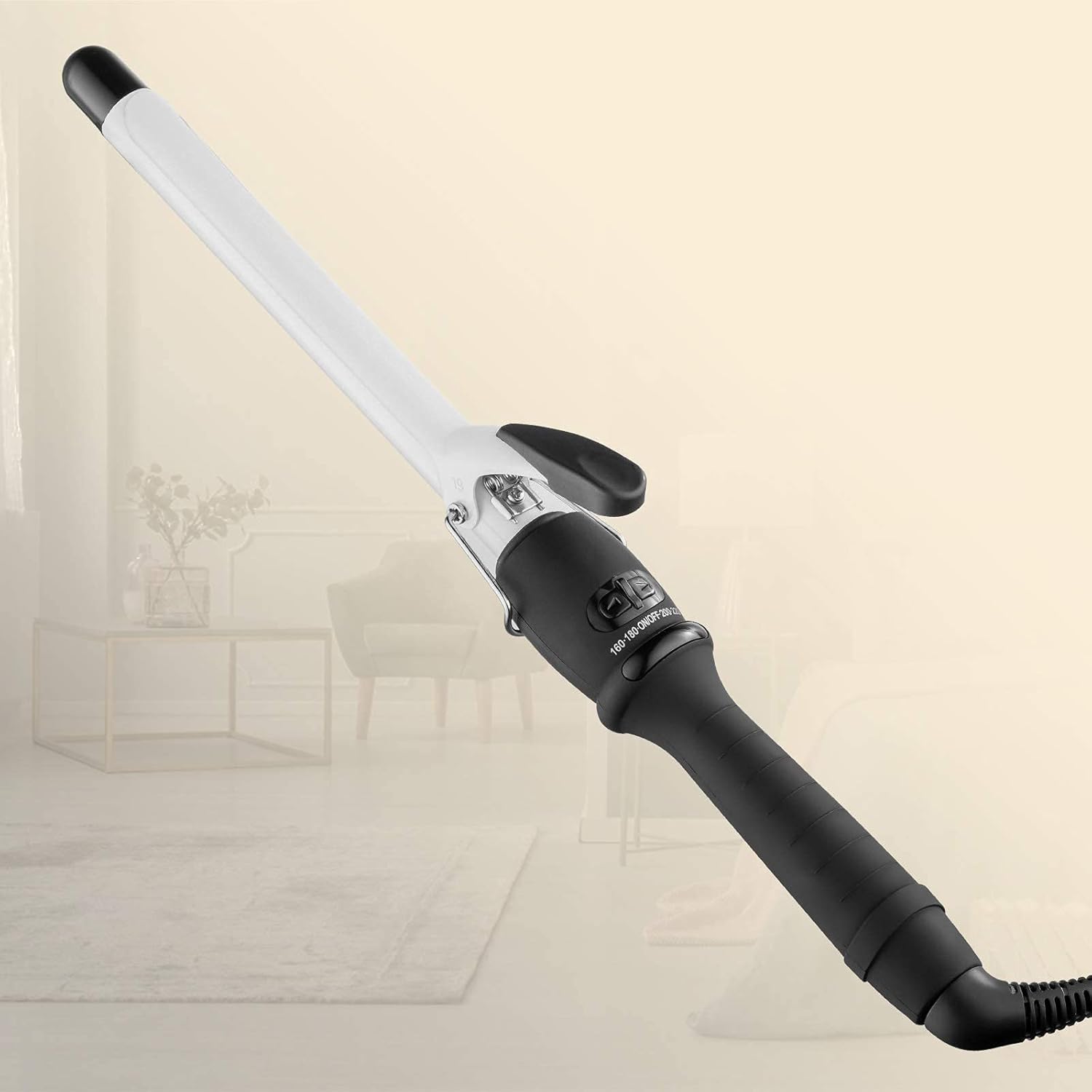 Hair Curler with 4 Adjustable Temperature Control Gear Rollers, with Heat Resistant Gloves, Fast Heating, 30 Seconds, 110-240 - v Double Stable Voltage Suit Length Hair Modelling curlers: Health & Personal Care