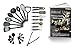Deluxe 26-piece (28 Uses) Cooking Utensils with Elegant Handle - Paleo Recipe eBook Included