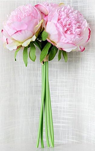 Amazon Kaarian花束 ウェディングブーケ ブライズメイド プレゼント 飾り パーティー用 イベント ボタン 花 人気 一束5花 花束 オンライン通販