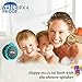 Shower Speaker, 8Gtech Waterproof Wireless Bluetooth Speaker with 5W Driver, Suction Cup, Built-in Mic, Hands-Free Speakerphone, Portable Waterproof Bluetooth Speaker for Pool, Beach,Bicycle,Outdoor