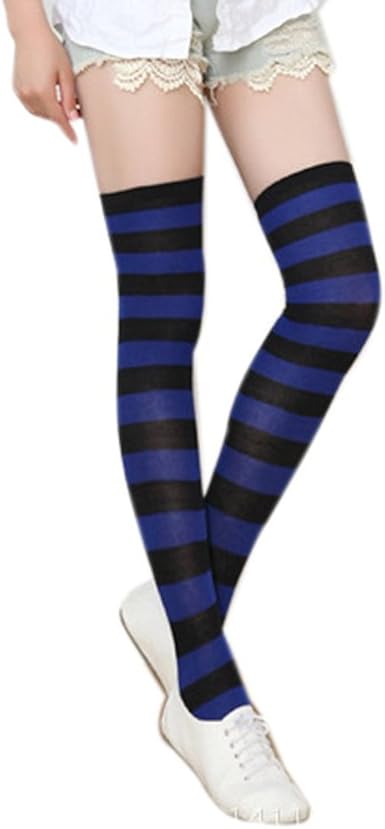 blue thigh high