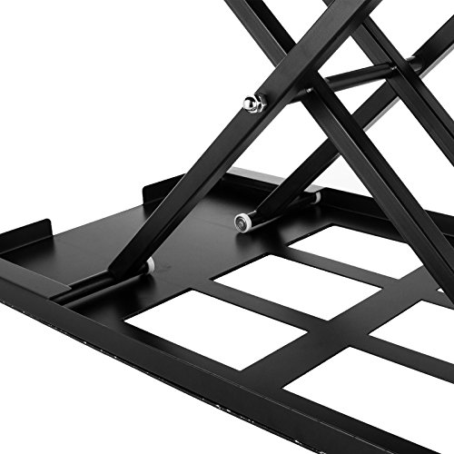 Superland Adjustable Height Standing Desk 28 x 20 Inch Desktop Standing Desk Adjustable Height Sit to Stand Ergonomic Workstation (28”X20”) - Thumbnail 6