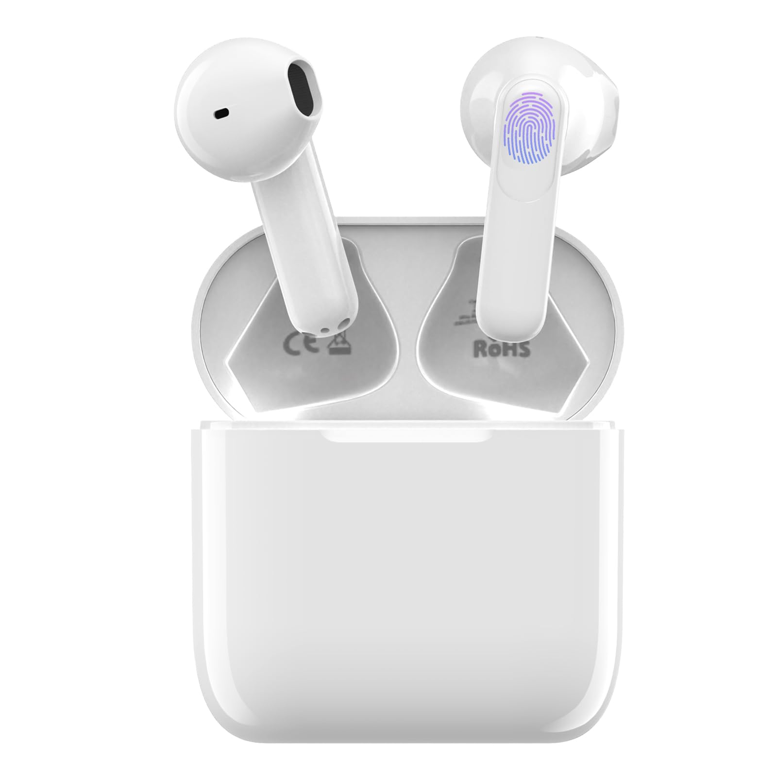 Photo 1 of ****FINAL SALE NOT RETURNS****ONE DOESNT WORK*** NOBIS N3601 Wireless Earbuds, Intelligent Noise Cancelling, 40H Max Playtime, Touch Control, Earphones Compatible with iPhone and Android, Idea for Listening Music and Phone Calls